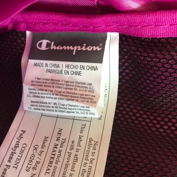 Brand New Champion Pink Ultimate Durability Mini Backpack Padded Tablet Sleeve - Picture 12 of 14